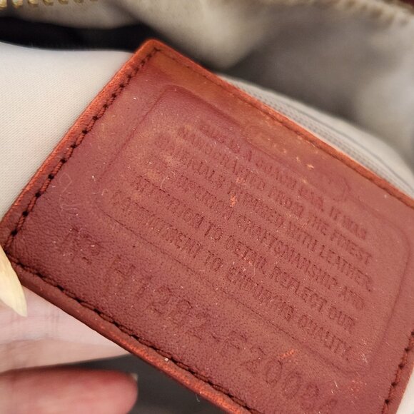 Coach Ashley Deep Red Gathered Shoulder Bag/Handbag Purse - Picture 16 of 16